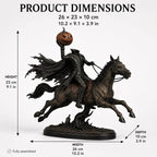 ⏰Limited Stock 50% OFF - 🏇Midnight Chase Headless Horseman Statue🎃